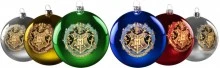 Harry Potter - Hogwarts Christmas Baubles Set Of 6